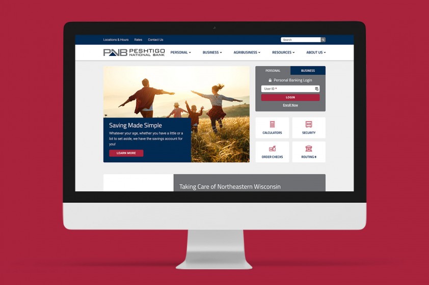 Dig deeper to discover bank website deserved a redesign