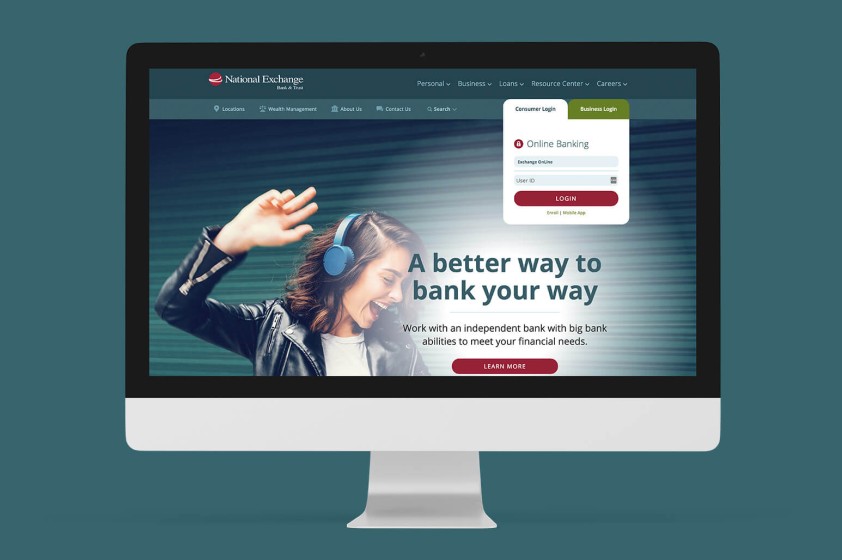 National Exchange Bank website (3.0)