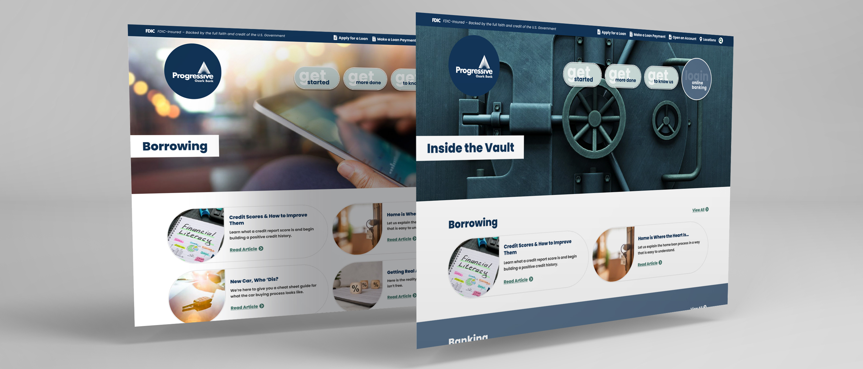 Blog on the Progressive Ozark Bank website